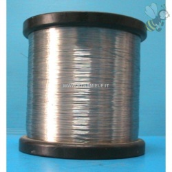 Filo di ferro zincato in bobina, peso 14 Kg