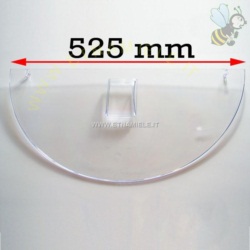 Coperchio in plastica trasparente per smelatore, diametro 525 mm