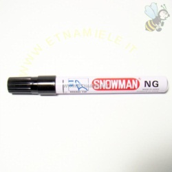 Pennarello Snowman indelebile -  nero