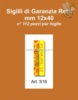Apri scheda prodotto: Sigilli Garanzia per monodose - A4 - 12x40 mm