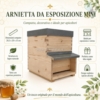 Apri scheda prodotto: Mini arnia decorativa porta oggetti in legno 20cm x 20 cm x 15 cm